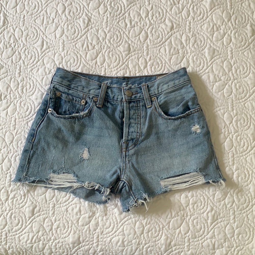 We The Free frayed hem shorts